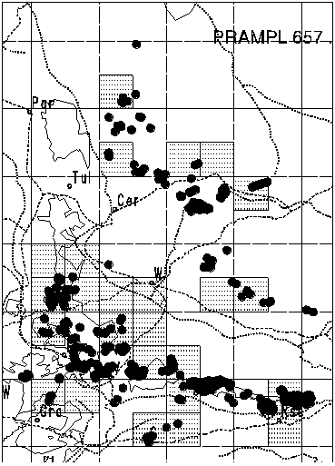 Protea amplexicaulis Distribution