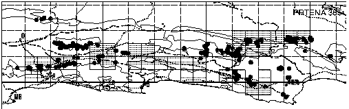 Protea tenax Distribution
