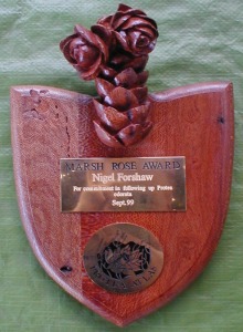 Marsh Rose Award