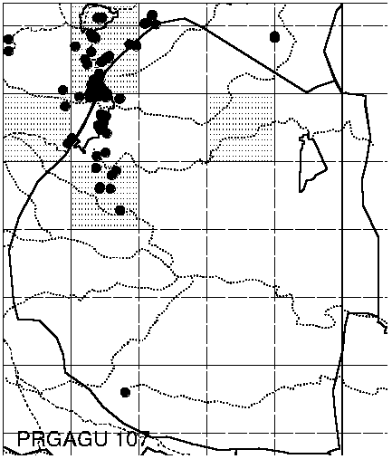 Protea gagudei Distribution