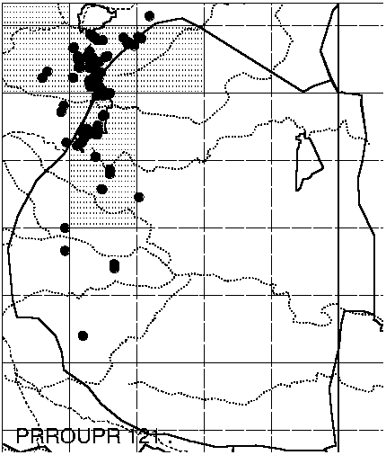 Protea roupelliae roupelliae Distribution
