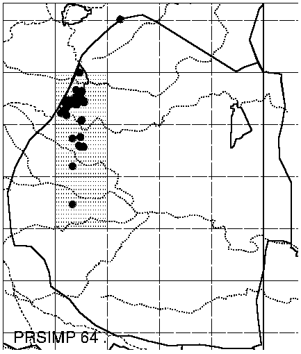 Protea simplex Distribution