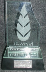 Cape Times Caltex Environmental Award - Photo: Nigel Forshaw