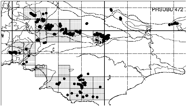 Protea subulifolia Distribution