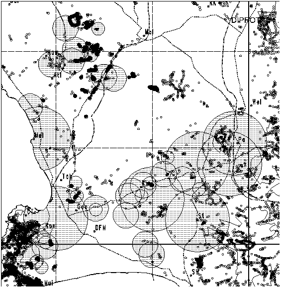 Di proteoides Distribution Map
