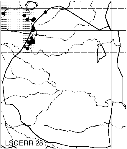 Leucospermum gerrardi Distribution