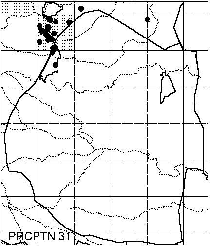 Protea comptonii Distribution